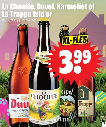 La Trappe   speciaalbier folder aanbieding bij  Dirk - details
