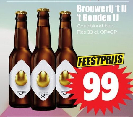 Brouwerij t IJ   speciaalbier folder aanbieding bij  Dirk - details