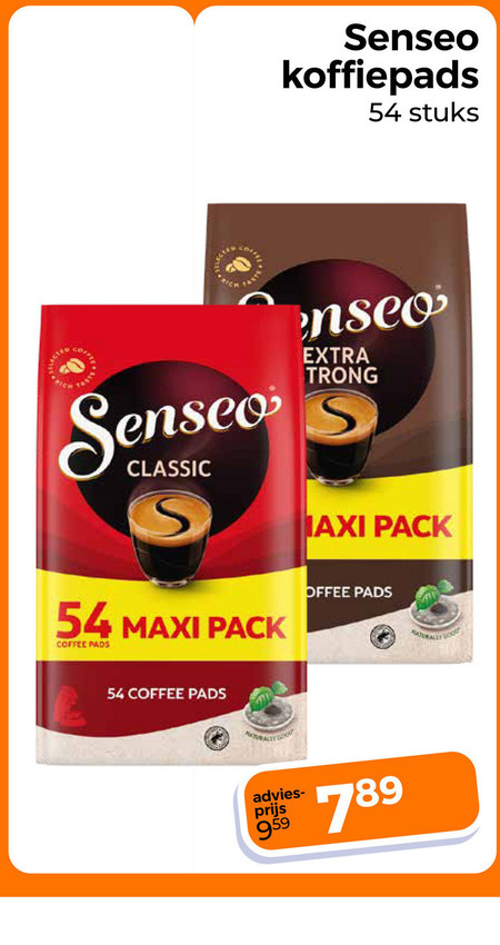 Douwe Egberts Senseo   koffiepad folder aanbieding bij  Trekpleister - details