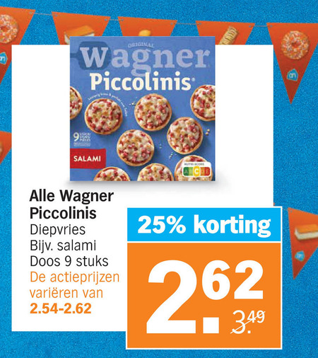 Wagner   diepvriespizza folder aanbieding bij  Albert Heijn - details