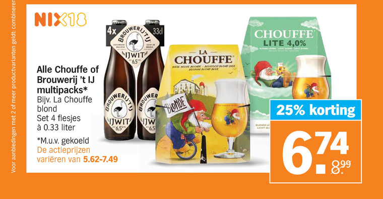 Brouwerij t IJ   speciaalbier folder aanbieding bij  Albert Heijn - details