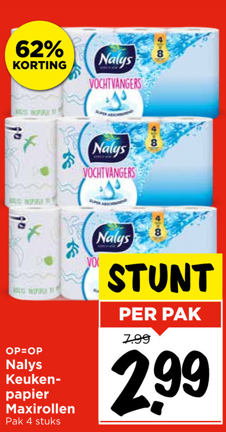 Nalys   keukenpapier folder aanbieding bij  Vomar - details