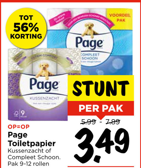 Page   toiletpapier folder aanbieding bij  Vomar - details