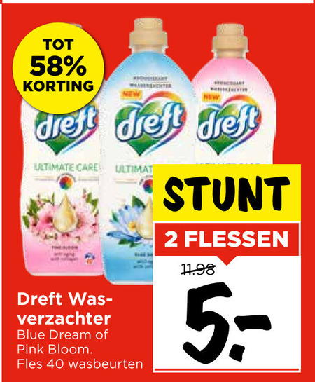 Dreft   wasverzachter folder aanbieding bij  Vomar - details
