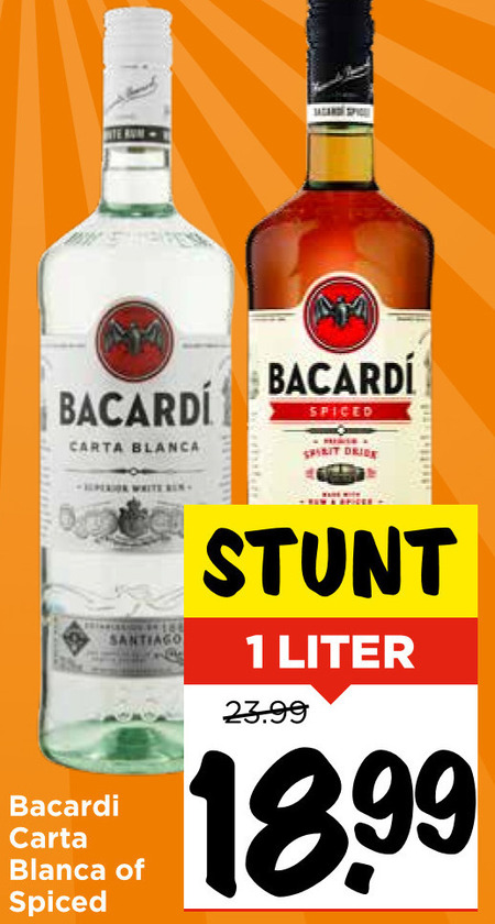 Bacardi   rum folder aanbieding bij  Vomar - details