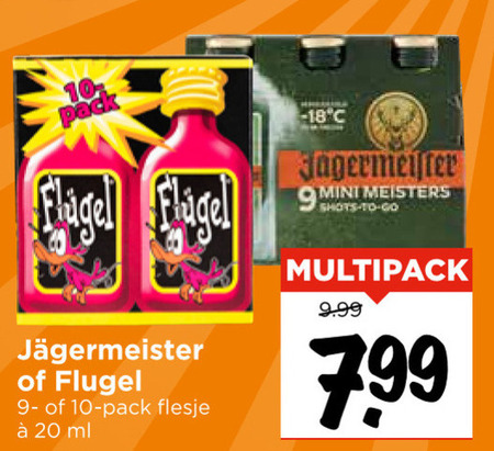 Jagermeister   likeur folder aanbieding bij  Vomar - details