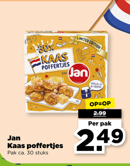 Jan   poffertjes folder aanbieding bij  Plus - details