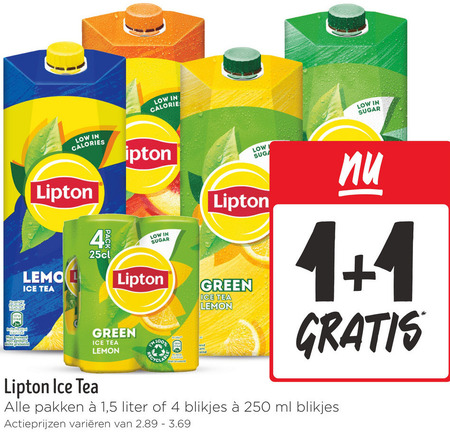 Lipton   ice tea folder aanbieding bij  Jumbo - details