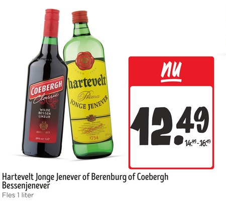 Hartevelt   jenever, bessenjenever folder aanbieding bij  Jumbo - details