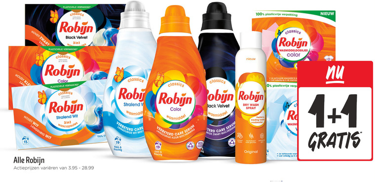 Robijn   wasverzachter, wasmiddel folder aanbieding bij  Jumbo - details