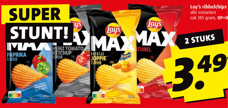 Lays   chips folder aanbieding bij  Boni - details