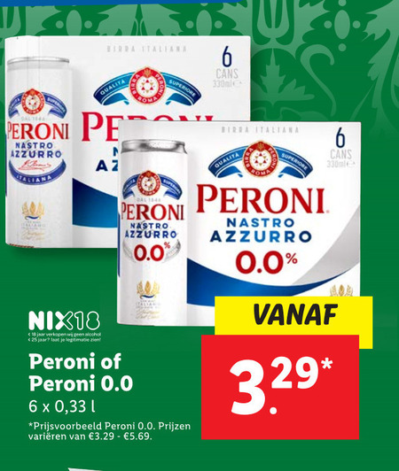 Peroni   speciaalbier folder aanbieding bij  Lidl - details