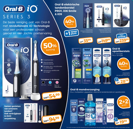 Oral-B   opzetborstel, electrische tandenborstel folder aanbieding bij  Trekpleister - details