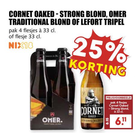 Cornet   speciaalbier folder aanbieding bij  MCD Supermarkt Basis - details
