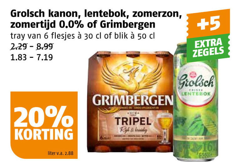 Grolsch   speciaalbier folder aanbieding bij  Poiesz - details