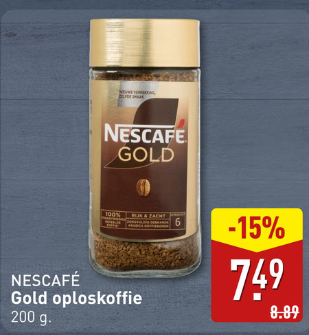 Nescafe   oploskoffie folder aanbieding bij  Aldi - details