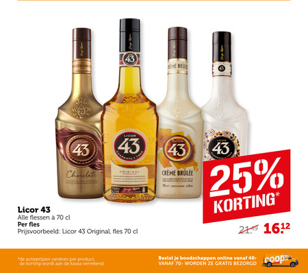 Licor 43   likeur folder aanbieding bij  Coop - details