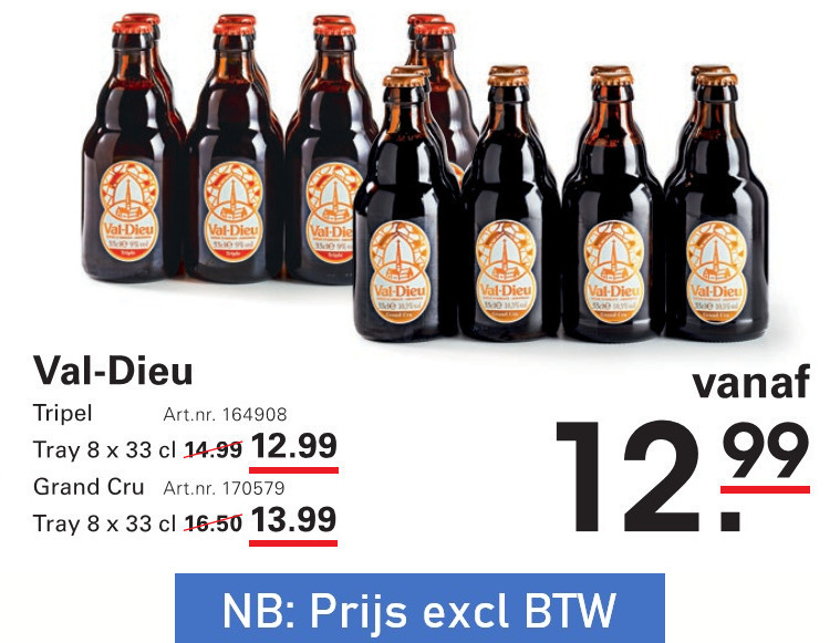 Val Dieu   speciaalbier folder aanbieding bij  Sligro - details
