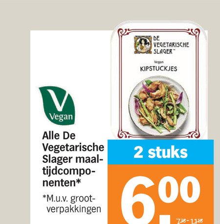 De vegetarische Slager   vegetarisch folder aanbieding bij  Albert Heijn - details