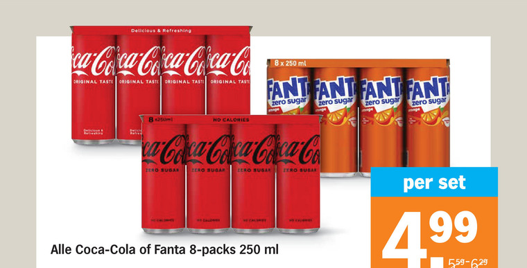 Coca-Cola   cola, frisdrank folder aanbieding bij  Albert Heijn - details