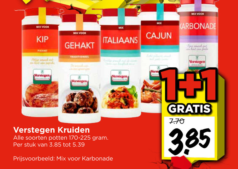 Verstegen   kruiden folder aanbieding bij  Vomar - details