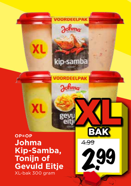 Johma   salade folder aanbieding bij  Vomar - details