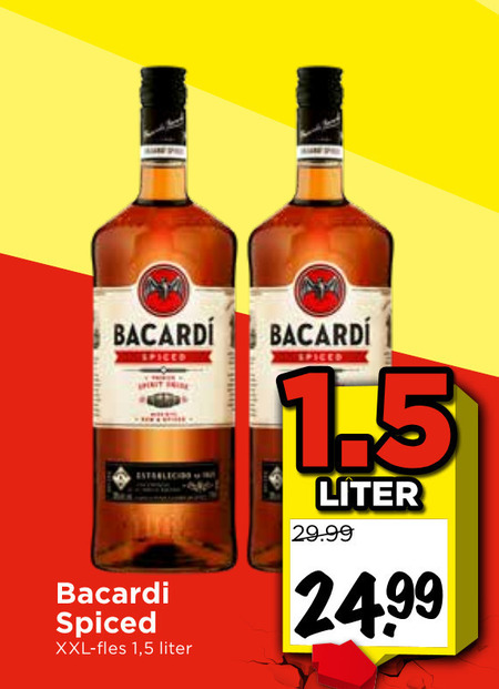 Bacardi   rum folder aanbieding bij  Vomar - details