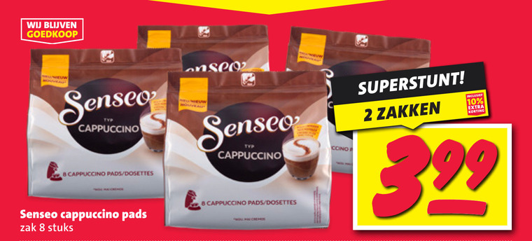 Douwe Egberts Senseo   koffiepad folder aanbieding bij  Nettorama - details