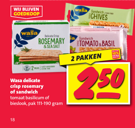 Wasa   knackebrod folder aanbieding bij  Nettorama - details