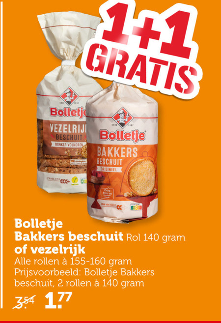 Bolletje   beschuit folder aanbieding bij  Coop - details