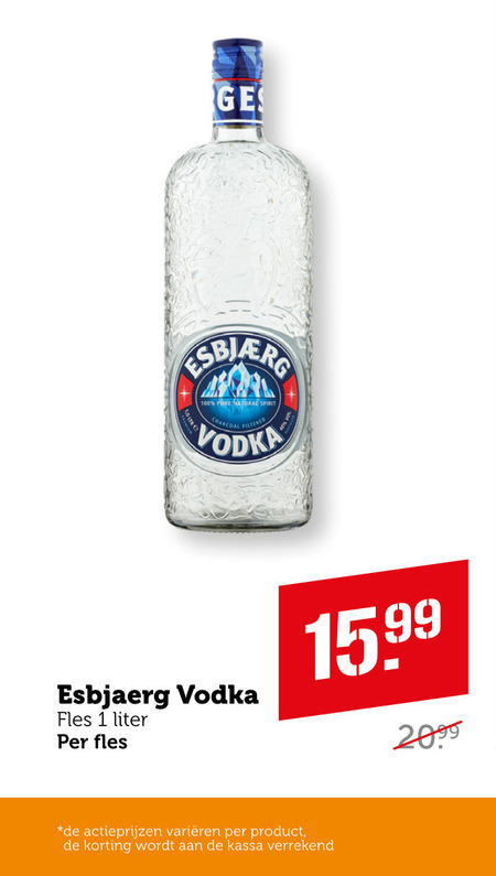 Esbjaerg   wodka folder aanbieding bij  Coop - details