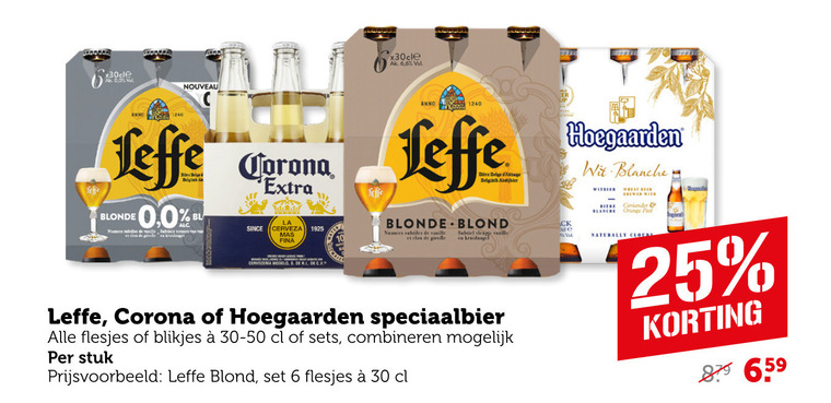 Leffe   speciaalbier, blikje bier folder aanbieding bij  Coop - details