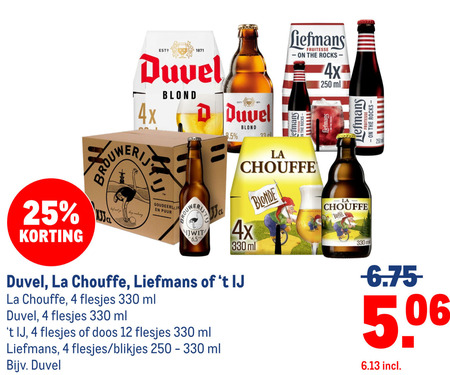 La Chouffe   speciaalbier folder aanbieding bij  Makro - details