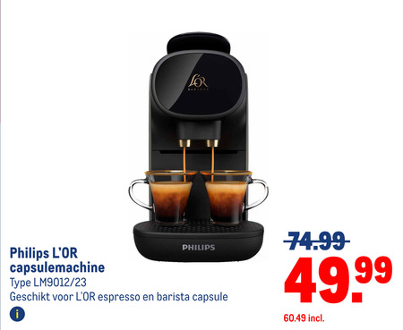 Philips   nespresso apparaat folder aanbieding bij  Makro - details