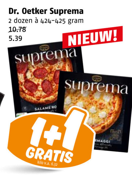 Dr Oetker   diepvriespizza folder aanbieding bij  Poiesz - details