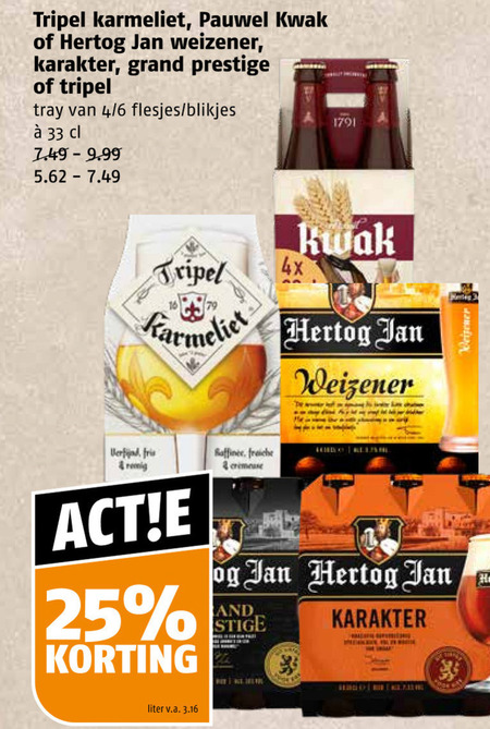 Hertog Jan   speciaalbier folder aanbieding bij  Poiesz - details
