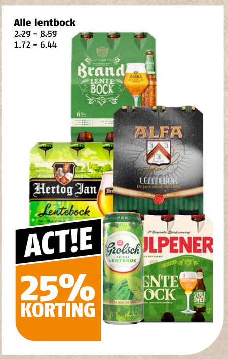 Grolsch   lentebokbier folder aanbieding bij  Poiesz - details