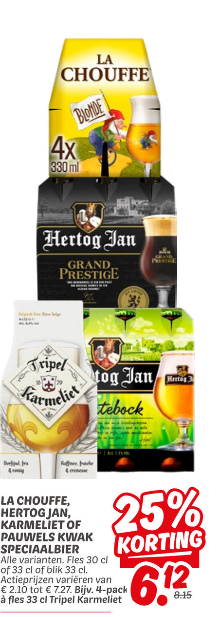 Hertog Jan   speciaalbier folder aanbieding bij  Dekamarkt - details