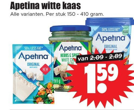 Apetina   feta folder aanbieding bij  Dirk - details