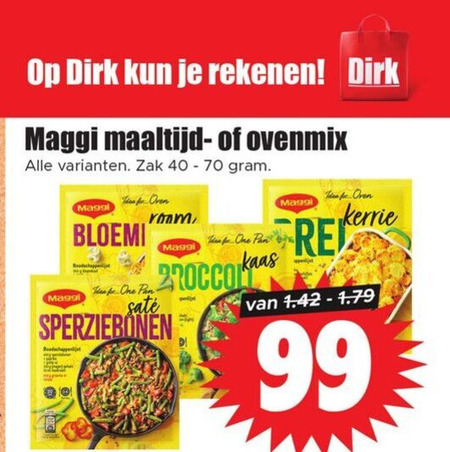 Maggi   maaltijdmix folder aanbieding bij  Dirk - details