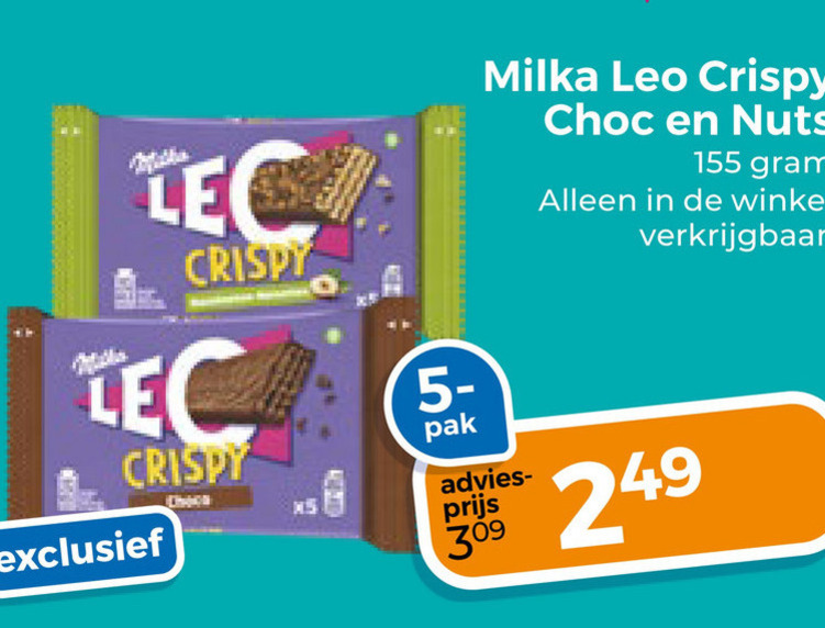 Milka   chocolade folder aanbieding bij  Trekpleister - details