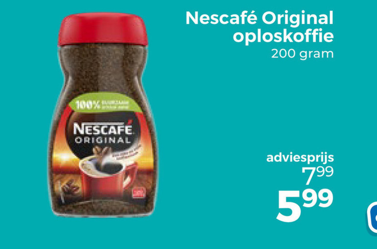 Nescafe   oploskoffie folder aanbieding bij  Trekpleister - details