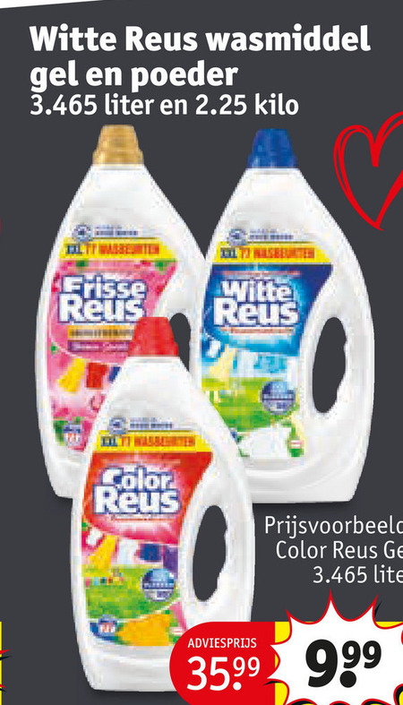 Color Reus   wasmiddel folder aanbieding bij  Kruidvat - details