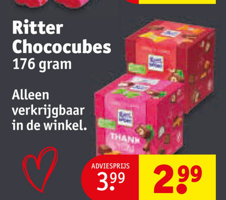 Ritter Sport   chocolade folder aanbieding bij  Kruidvat - details