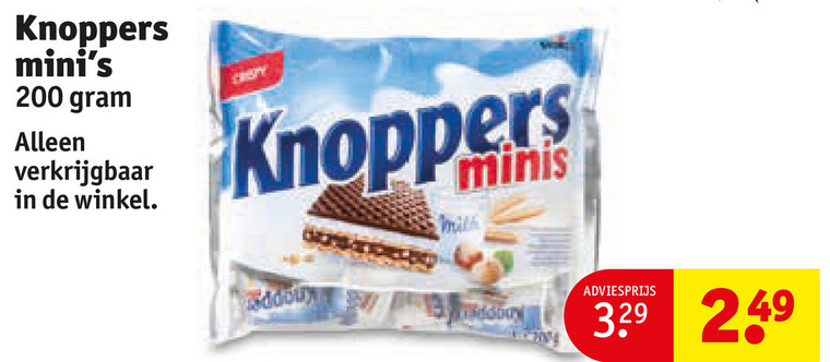Knoppers   wafels folder aanbieding bij  Kruidvat - details