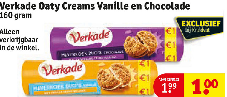 Verkade   biscuits folder aanbieding bij  Kruidvat - details