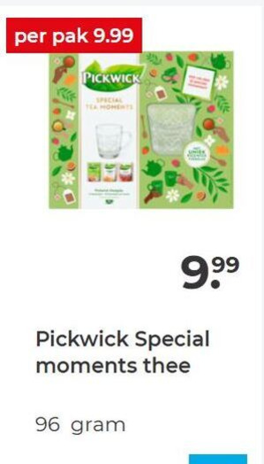 Pickwick   thee folder aanbieding bij  Hoogvliet - details