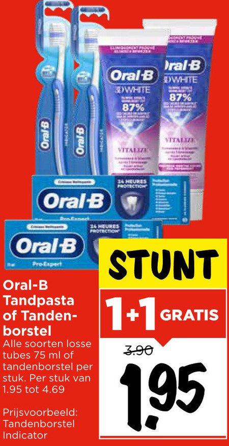 Oral-B   tandenborstel, tandpasta folder aanbieding bij  Vomar - details