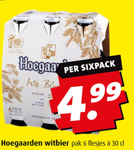 Hoegaarden   witbier folder aanbieding bij  Boni - details