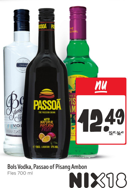 Passoa   wodka, likeur folder aanbieding bij  Jumbo - details